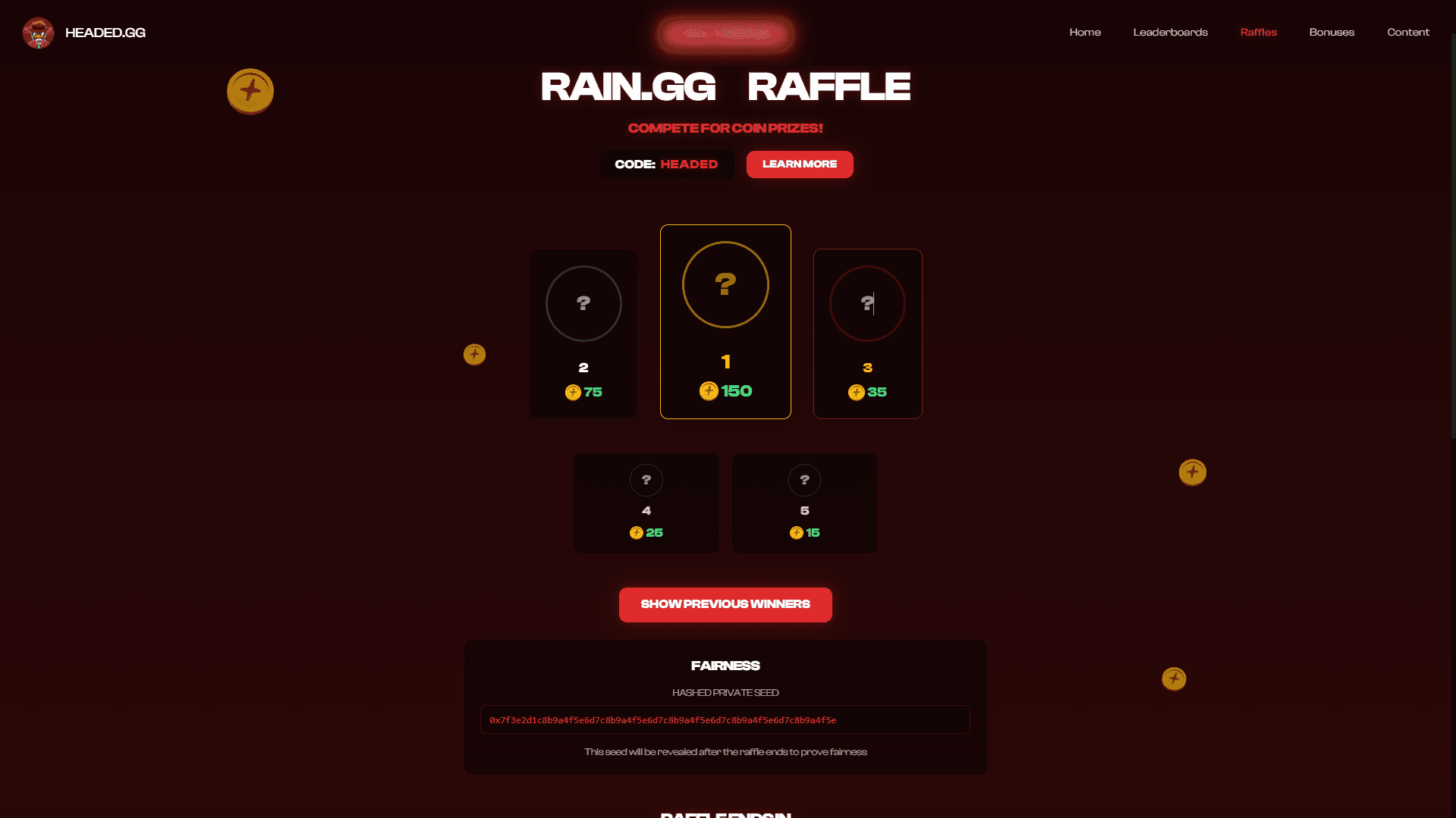 Wagger Raffles Admin Panel